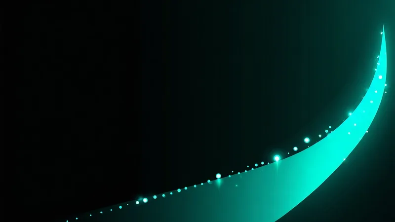 Abstract launch visualization with growth trajectory