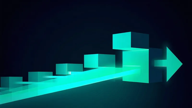 Abstract visualization of a structured resolution process